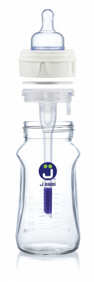 J Bimbi Biberon Antiotite E Anticoliche 160 Ml Verde Acqua - Baby - 4