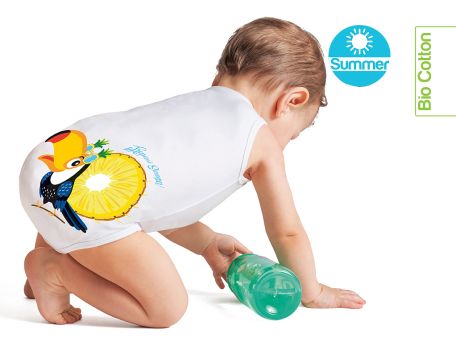 Body neonato senza maniche Tucano