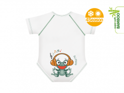 Body neonato bambù - Dj Frog