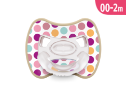 Ciuccio super leggero Glee - Dots rosa 00-2m