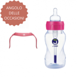 Biberon antiotite e anticoliche 330 ml - J BIMBI Classic ROSA