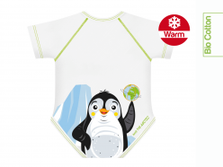 Body neonato caldo cotone bio - Pinguino