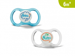 Ciucci ultraventilati Smile Night - Pack Shhh! Azzurro/I'm Spleepy