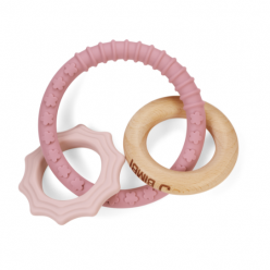 Massaggiagengive in legno naturale e silicone Bite&Play - Stella