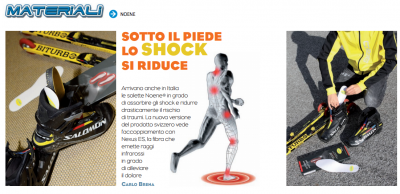Test della rivista SCI FONDO: "Sotto il piede lo shock si riduce"