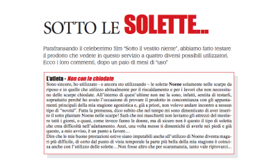 La Corsa - 4 diversi sportivi hanno effettuato il test per la rivista