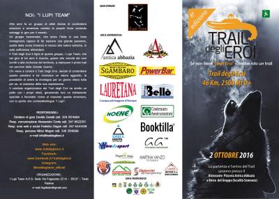 6 edizione dell`evento Trail degli Eroi