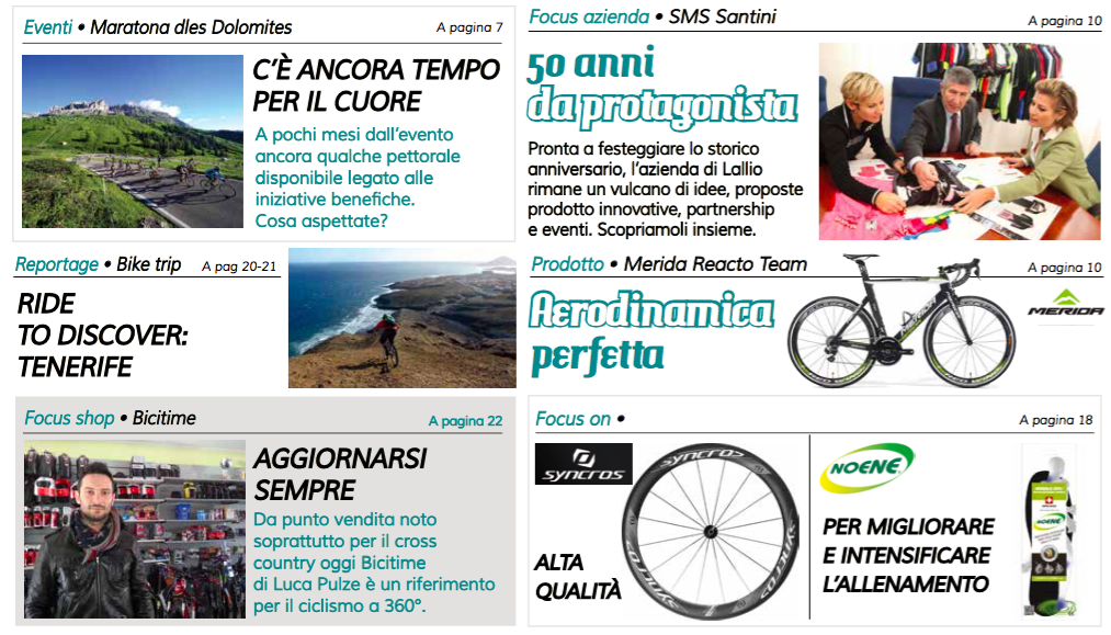Sul numero 3/4 di BIKE4TRADE ci siamo anche noi!