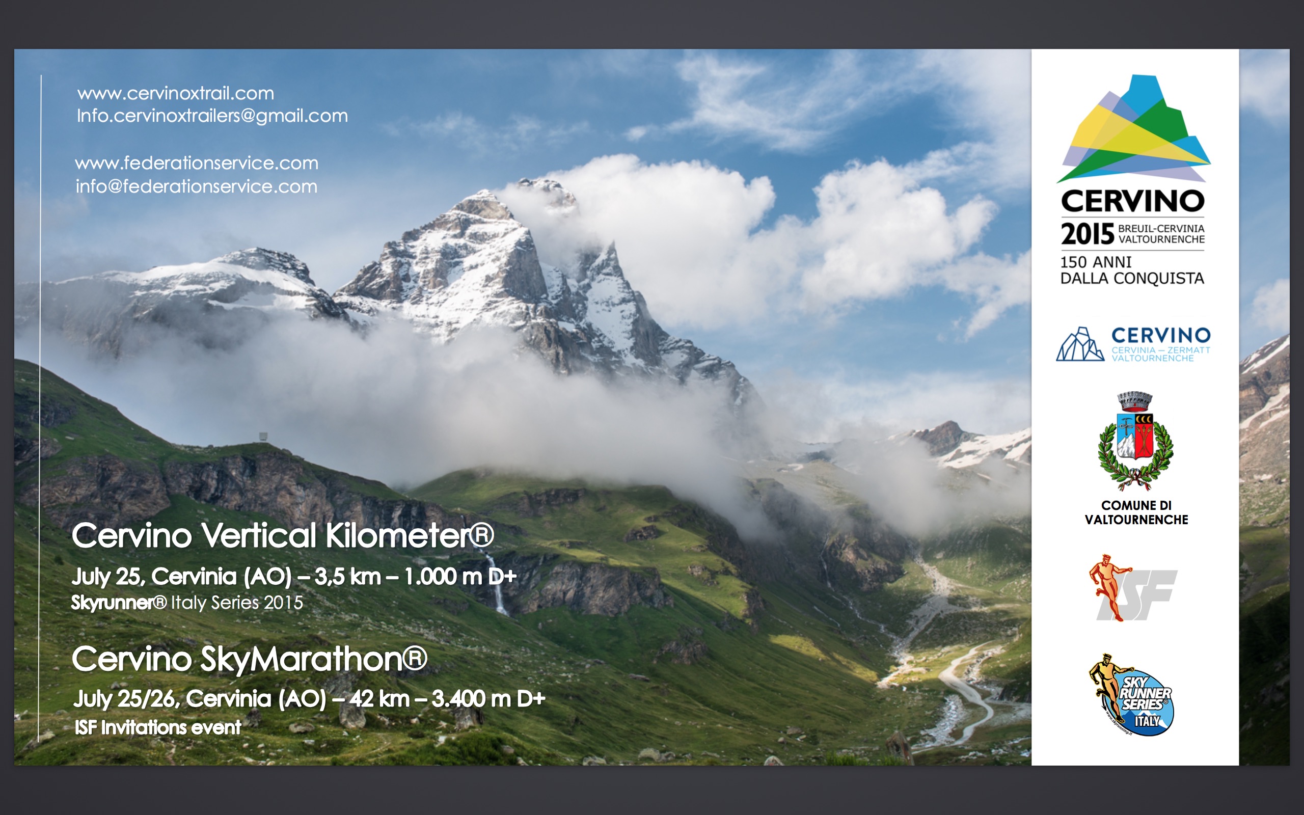 Cervinia Skymarathon & Vertical Kilometer