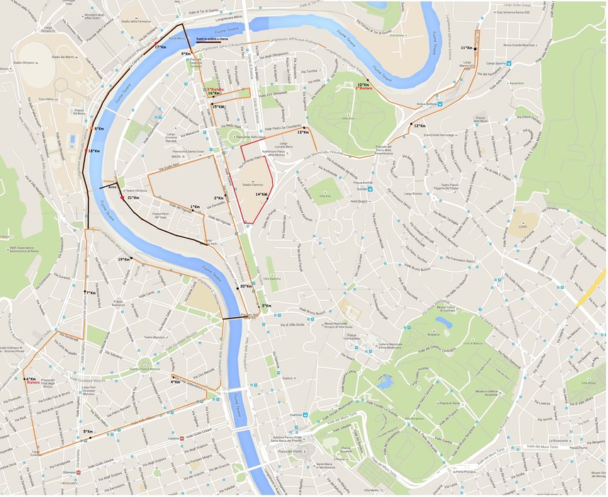 Tutto pronto per la 2^ ed. della Roma By Night Run