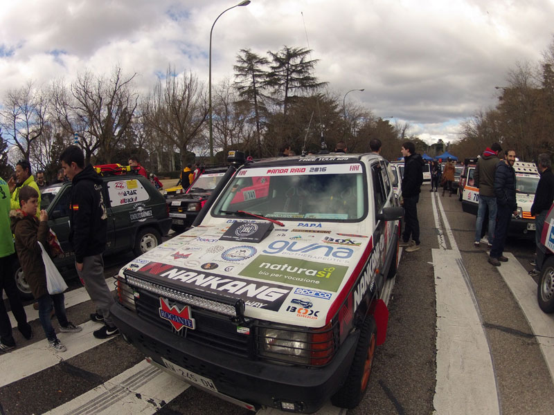 Solette Noene testate dal pilota Roberto Bianchin al Panda Raid 2016