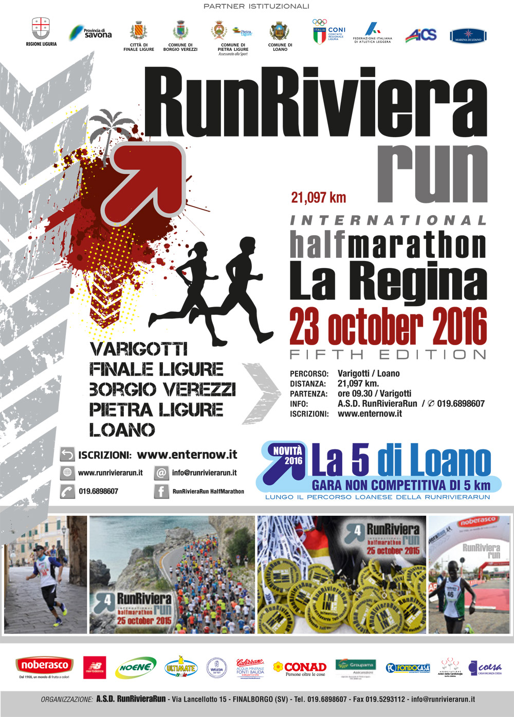 Run Riviera Run Half Marathon Finale Ligure